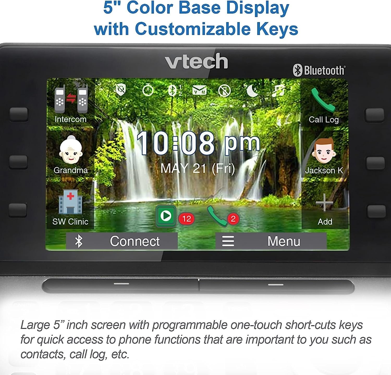 Vtech Is8251-3 Teléfono Inalámbrico Expandible A 3 Teléfonos