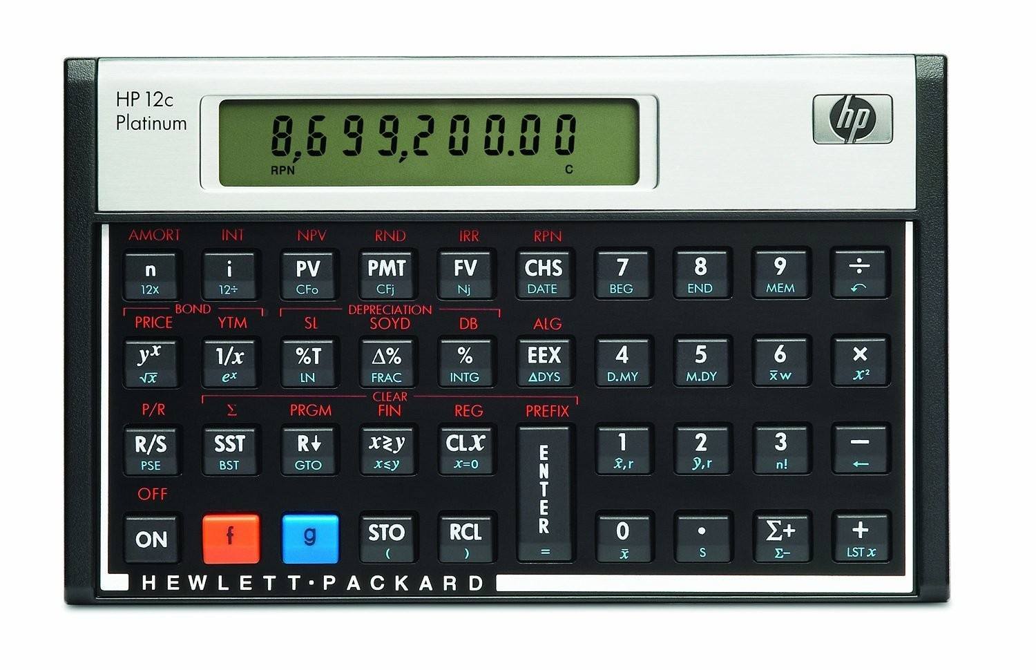 HP 12C PLATINUM CALCULADORA FINANCIERA - 130 FUNCIONES