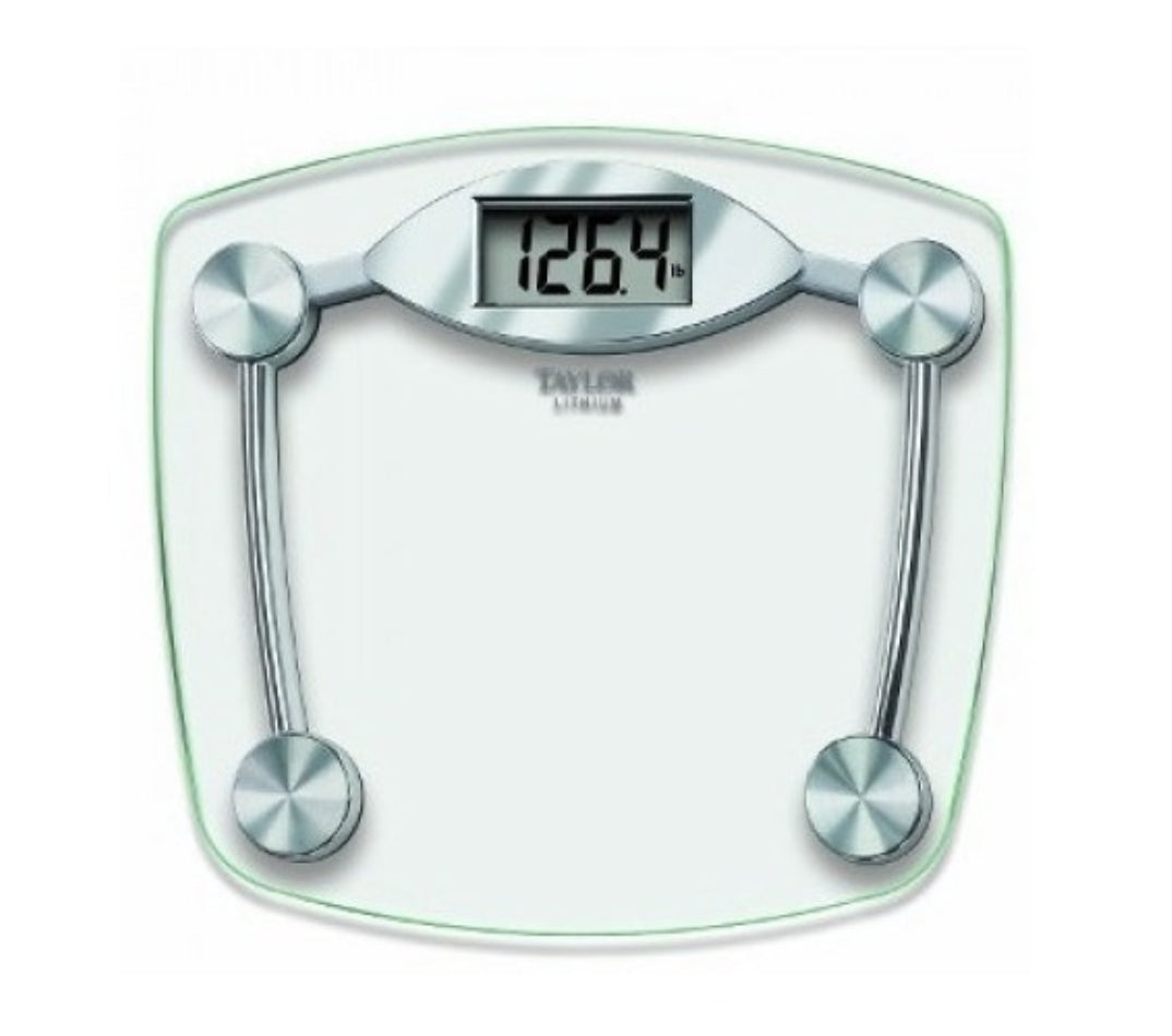 Taylor 7506 Bascula  Plataforma De Vidrio Templado 180 Kgs