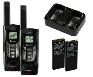 PAQUETE RADIOS COBRA 35 MILLAS CXR 925 - CON PILAS Y CARGADO