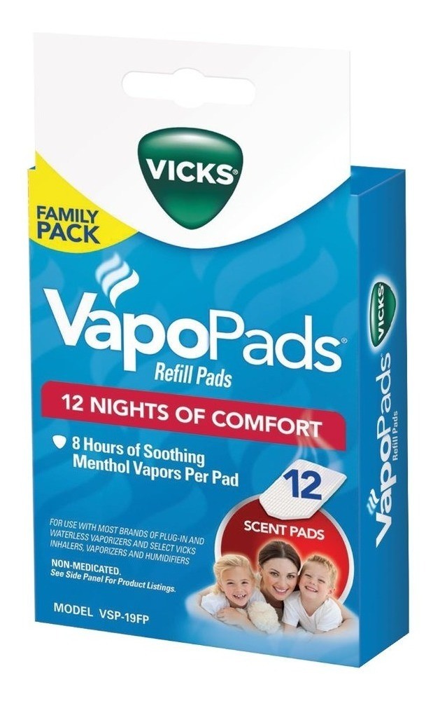 Vicks Vsp19-fp Vapopad Paquete Familiar Paq.12