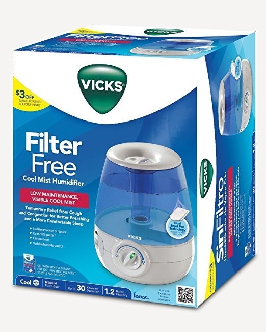 Vicks V4600 Humidificador Vapor Frio Filtro-libre Ultrasonco