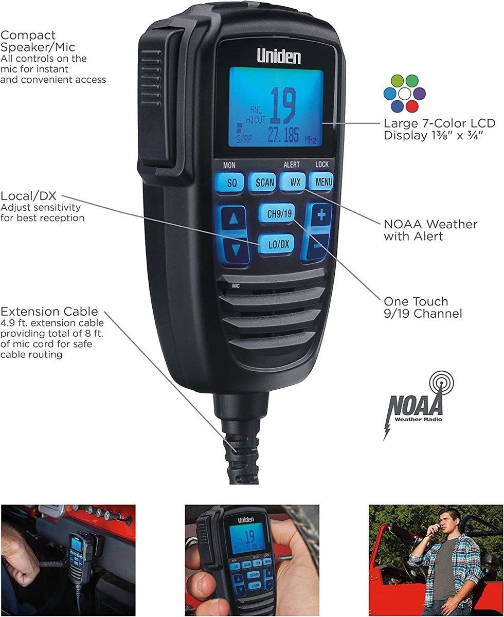 Uniden Cmx760 Compactot Mobile Cb De Color Negro