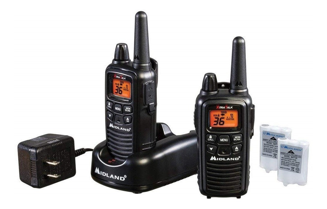 Radios Midland 26 Millas - Con Cargador Y Pilas Lxt600vp3