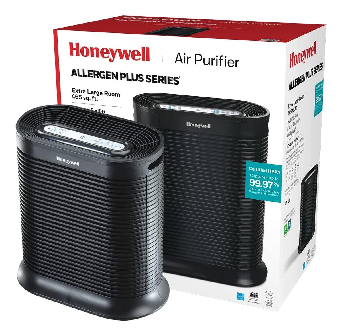 Honeywell Hpa300 Extra Large Removedor De Alérgenos