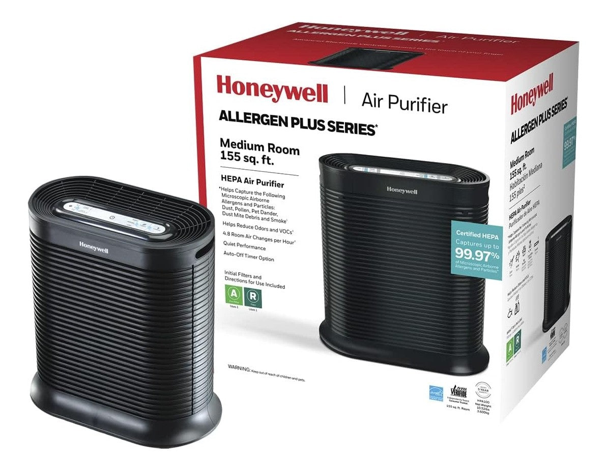 Honeywell Hpa100 Medium Room Removedor De Alérgenos