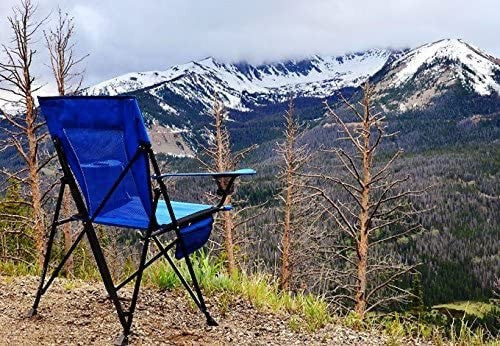 Ozark Trail Silla Plegable De Color Azul Para Césped