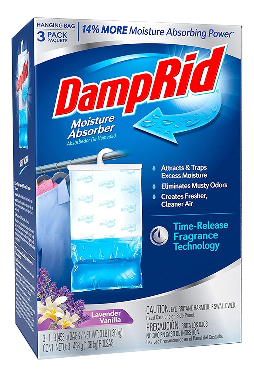 Damprid Absorbedor De Humedad Colgante De Vainilla Lavanda