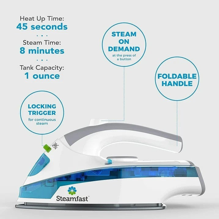Steamfast Modelo Sf-710 Plancha De Viaje Mini