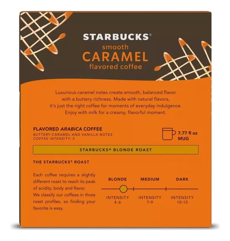Nespresso Vertuo Starbucks Smooth Caramel 8 Capsulas