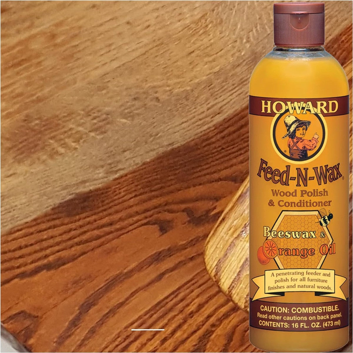 Eed N Wax Madera Polaco Acondicionador De Superficies 16 Oz