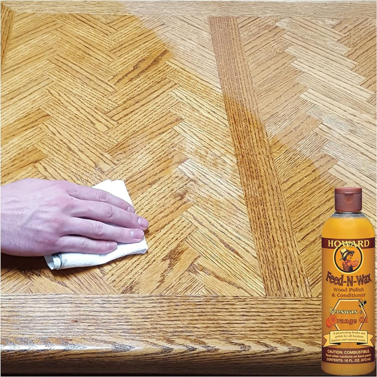 Eed N Wax Madera Polaco Acondicionador De Superficies 16 Oz