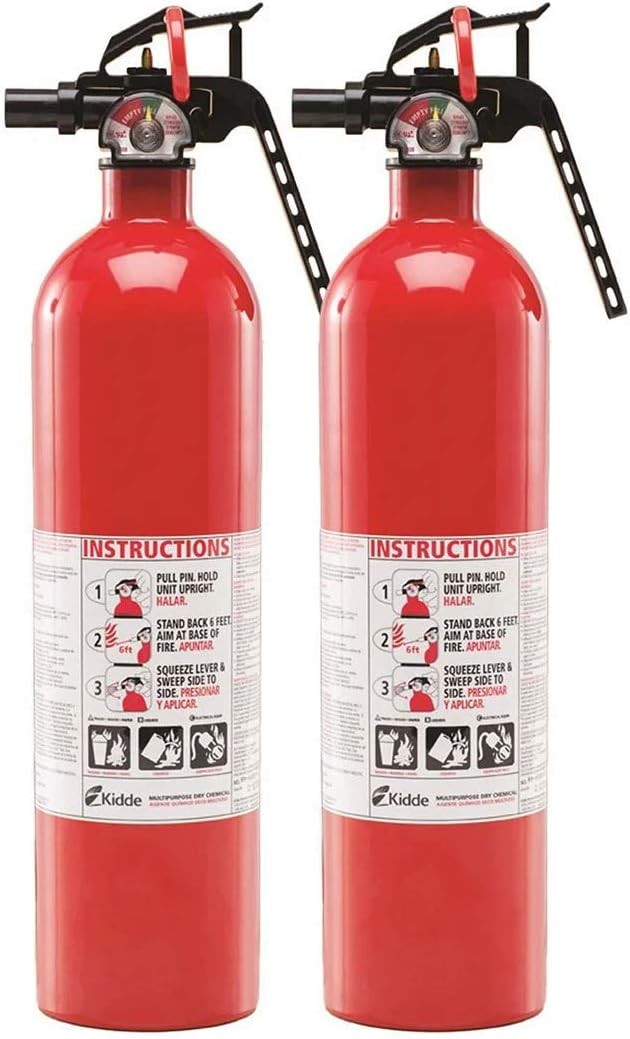 Kidde Pack Doble De Extintores De Color Rojo