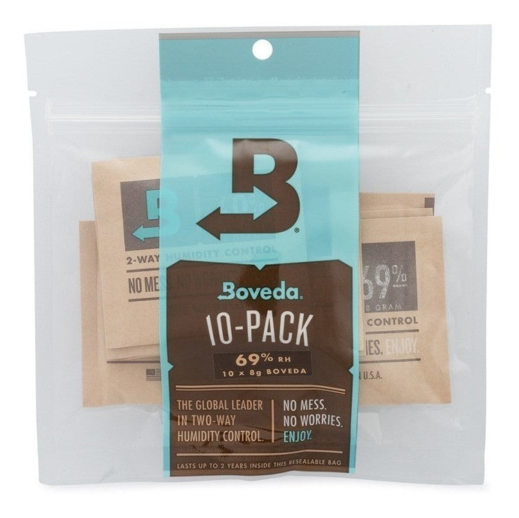 Boveda 69% Rh Control Humedad 2 Vias Talla 8 10pz