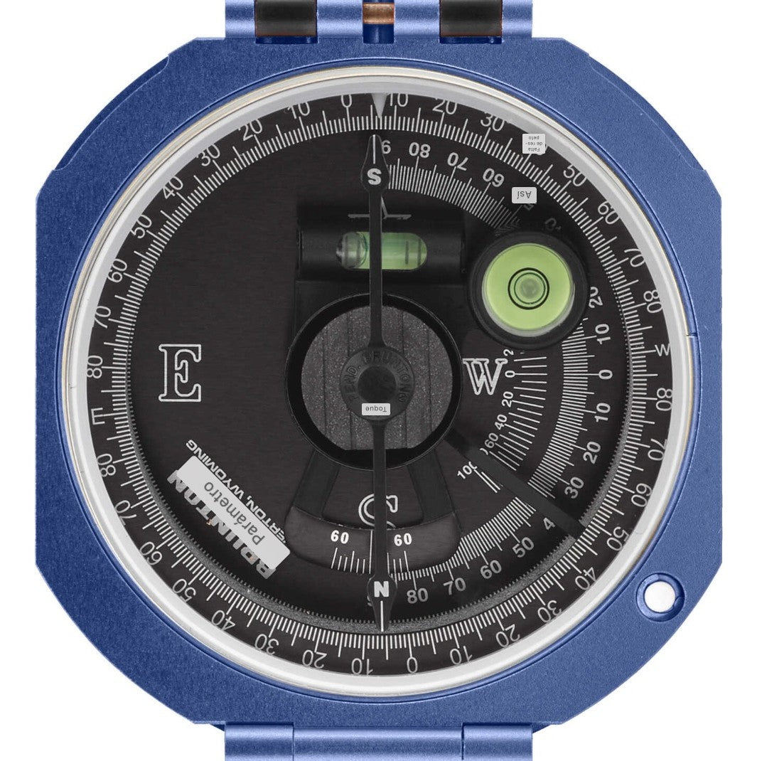 Brunton 5021 Brújula De Cuadrante De 0 - 90 Con Funda color azul