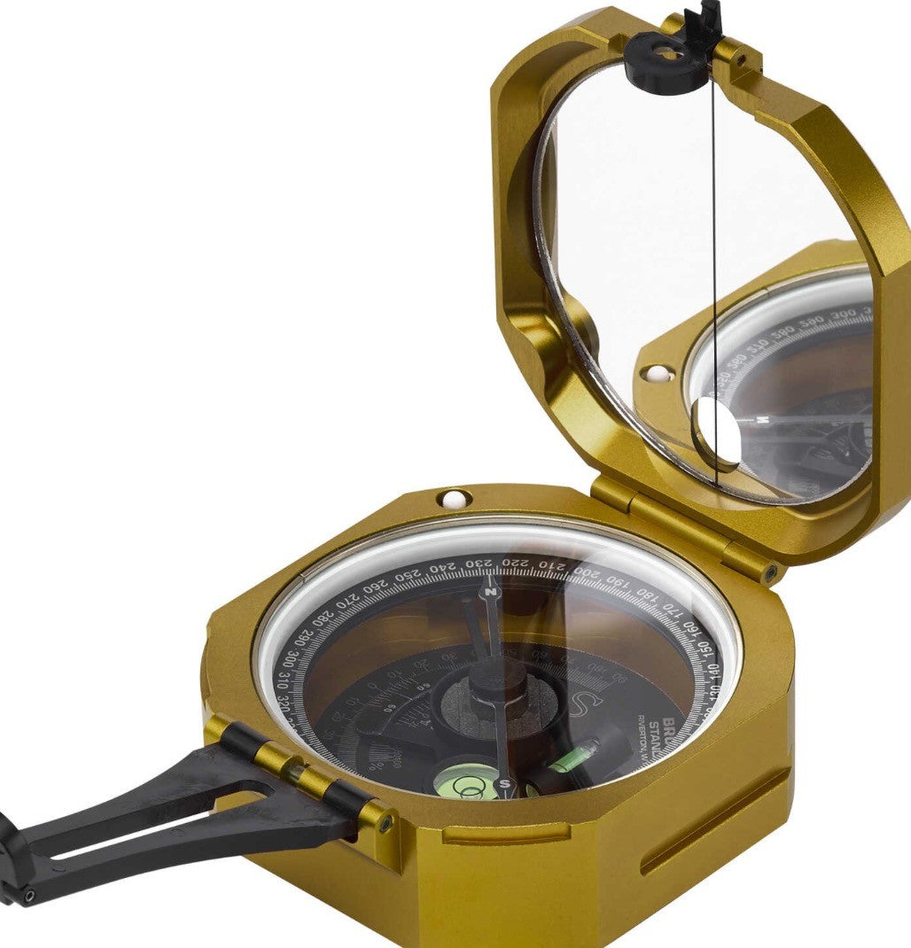 Brunton 5021 Brújula De Cuadrante De 0 - 90 Con Funda color Dorado