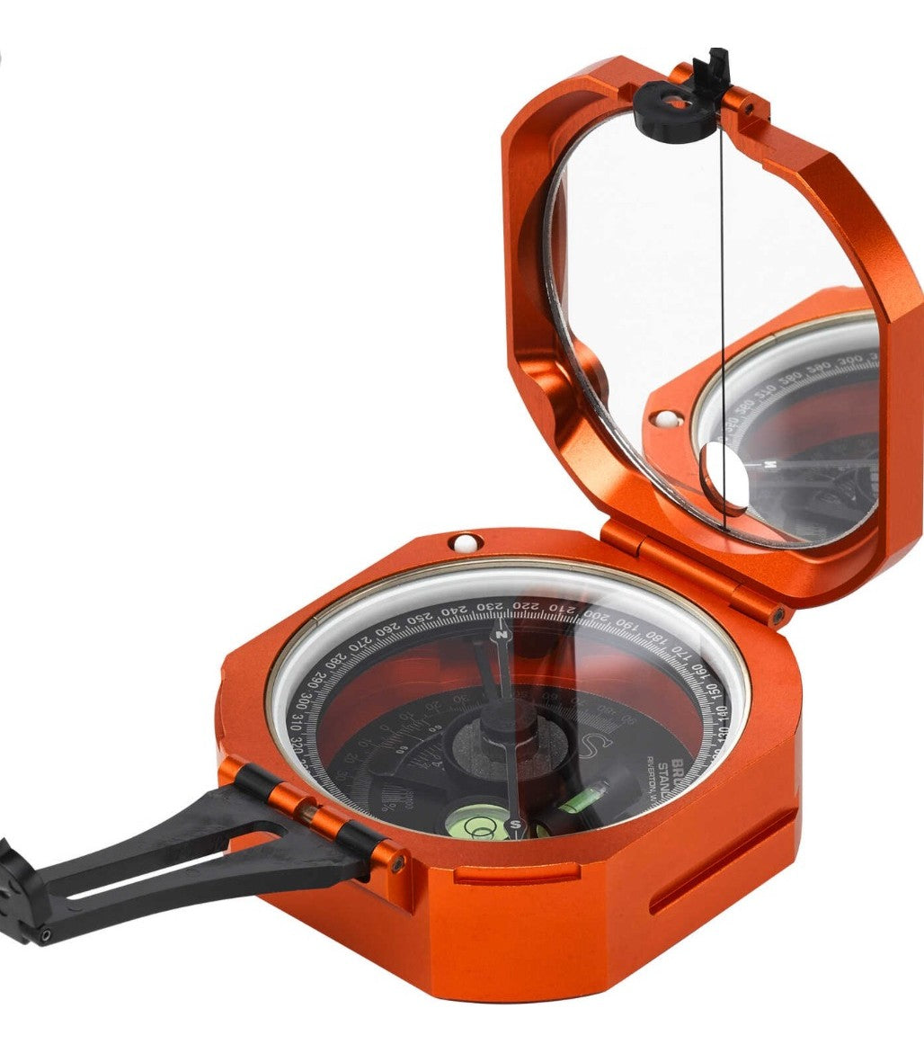 Brunton 5021 Brújula De Cuadrante De 0 - 90 Con Funda color Naranja