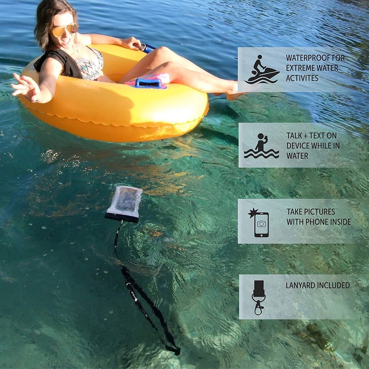 Geckobrands Funda Protectora De Bolsillo Aprueba De Agua