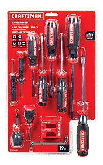 Craftsman Juego De Destornilladores Surtidos 12 Piezas