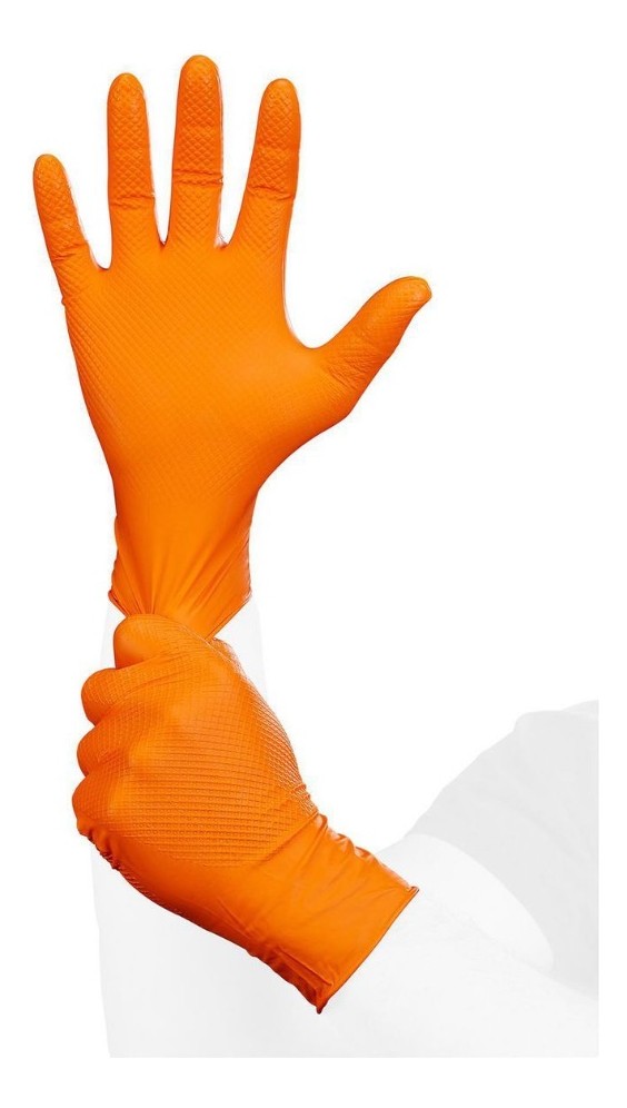Hardy Paquete De 50 Guantes De Nitrilo Con Textura talla XL