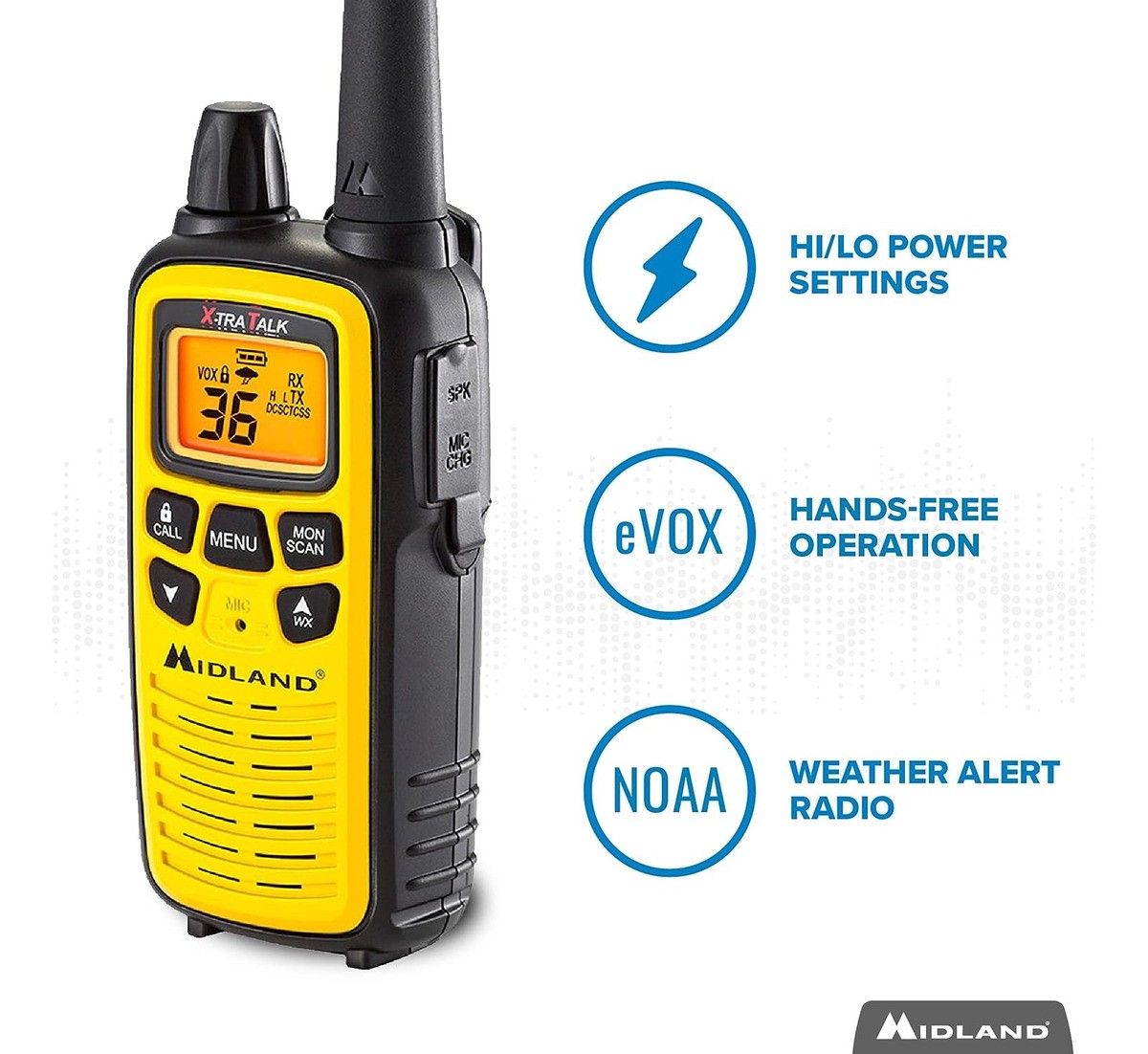 Midland Modelo Lxt630vp3 Radios Frs Con 36 Canales