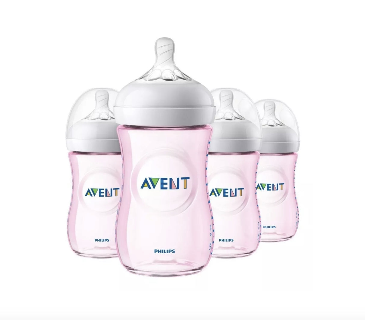 Philips Avent Kit De 4 Biberones Rosas Natural