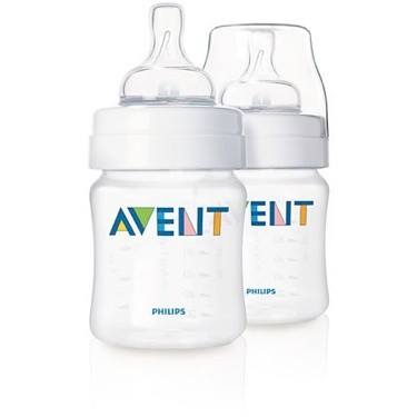AVENT SET DE 2 BIBERONES 4 OZ -BPA FREE ANTI COLIC SCF680/27