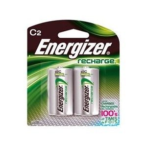 ENERGIZER PAQUETE DE 2 BATERIAS C RECARGABLES NH35BP-2