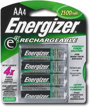ENERGIZER PAQUETE DE 4 BATERIAS AA RECARGABLES NH15BP-4