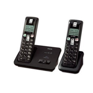 Set De 2 Telefonos Inalambricos Rca - Dect 6.0 2101-2bkga