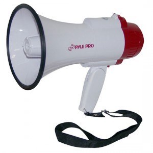 Pyle Pro Megafono Con Sirena - Amplifica Tu Voz - Pmp35r