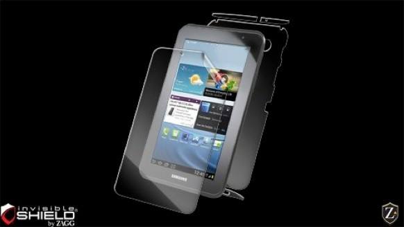 Zagg Invisible Shield Samsung Galaxy Tab 2 7.0 Maximum Cover