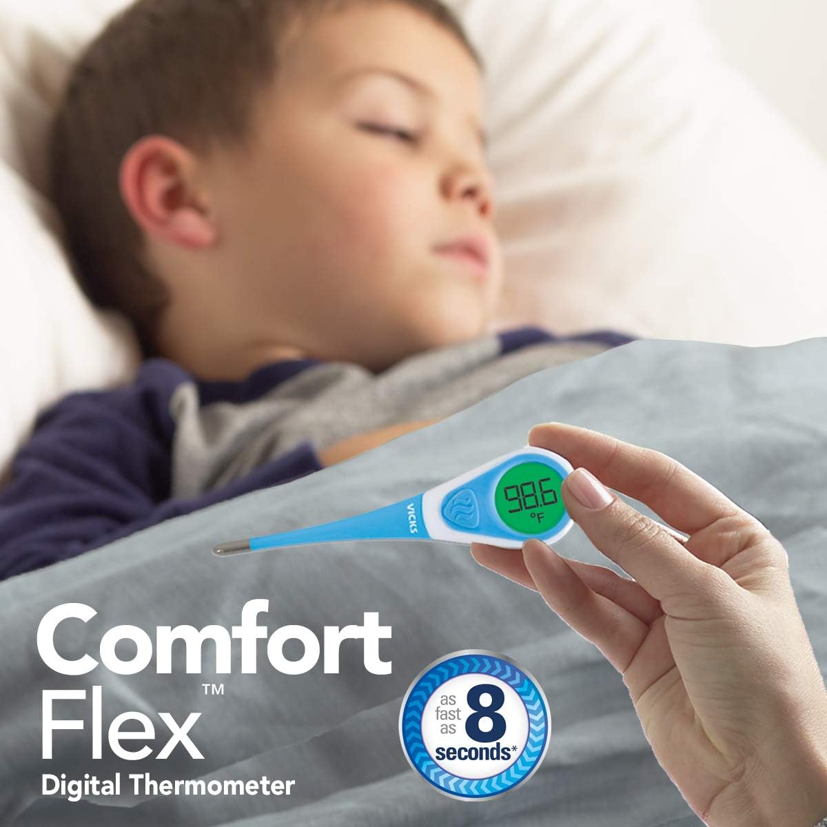 Vicks Comfortflex Termómetro Digital Flexible Blanco