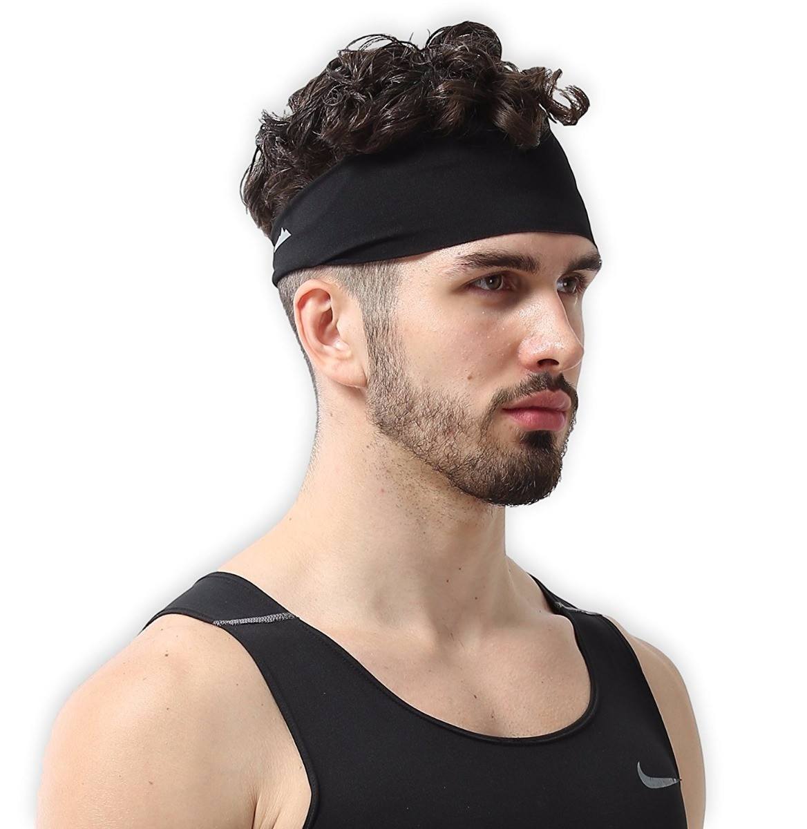 Tough Headwear Diadema Hombre Correr Crossfit Negro