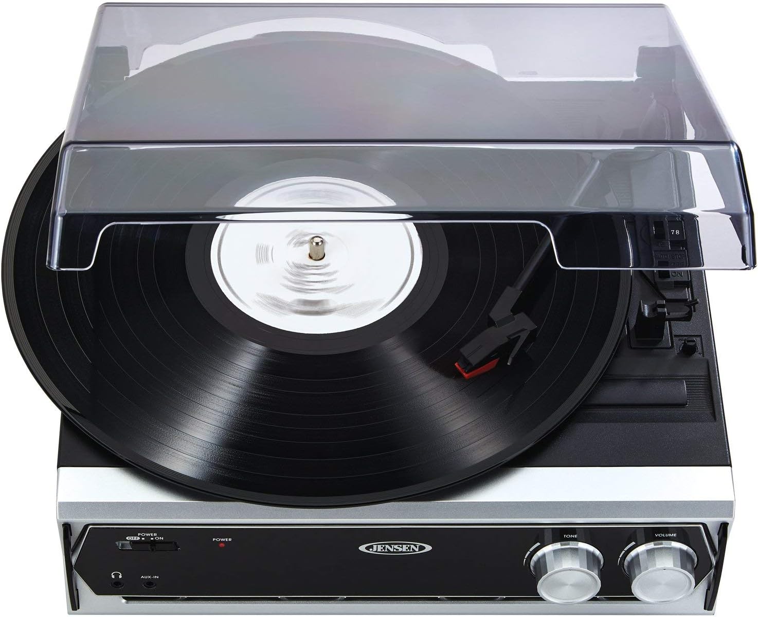 Jensen Jen-jta-232 Tocadiscos Estereo Con Altavoces De 3 Velocidades