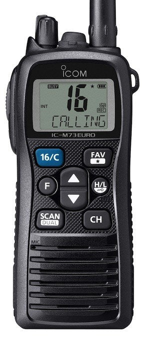 Icom Radio Marino Vhf Ic-m73 - Maxima Potencia 6 Watts
