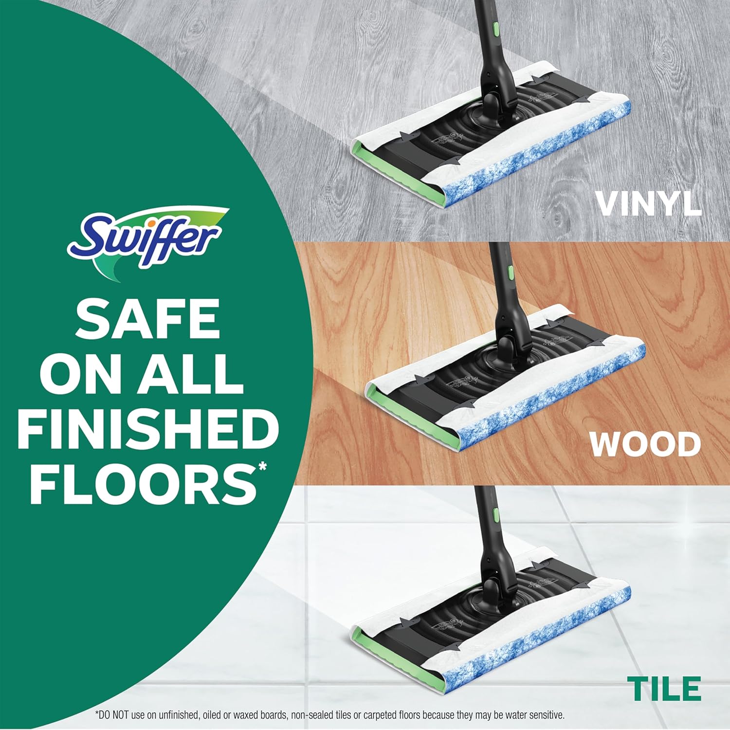 Swiffer Sweep & Mop Deluxe 2 En 1 Kit De Limpieza
