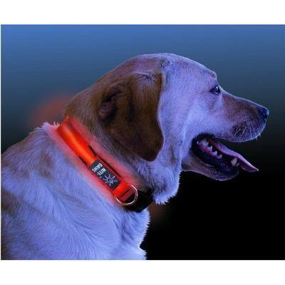 Nite Ize Collar De Led Rojo Perro Nitedawg Nnd-03-10m Med