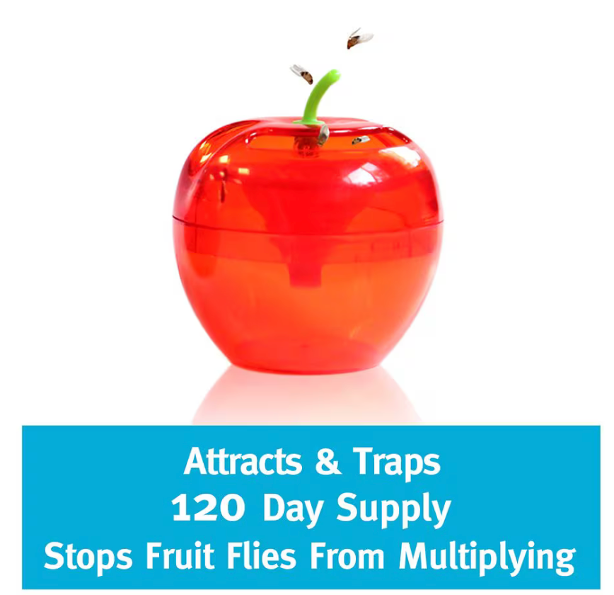 Raid Fruit Trampa Para Insectos En Forma De Manzana Roja