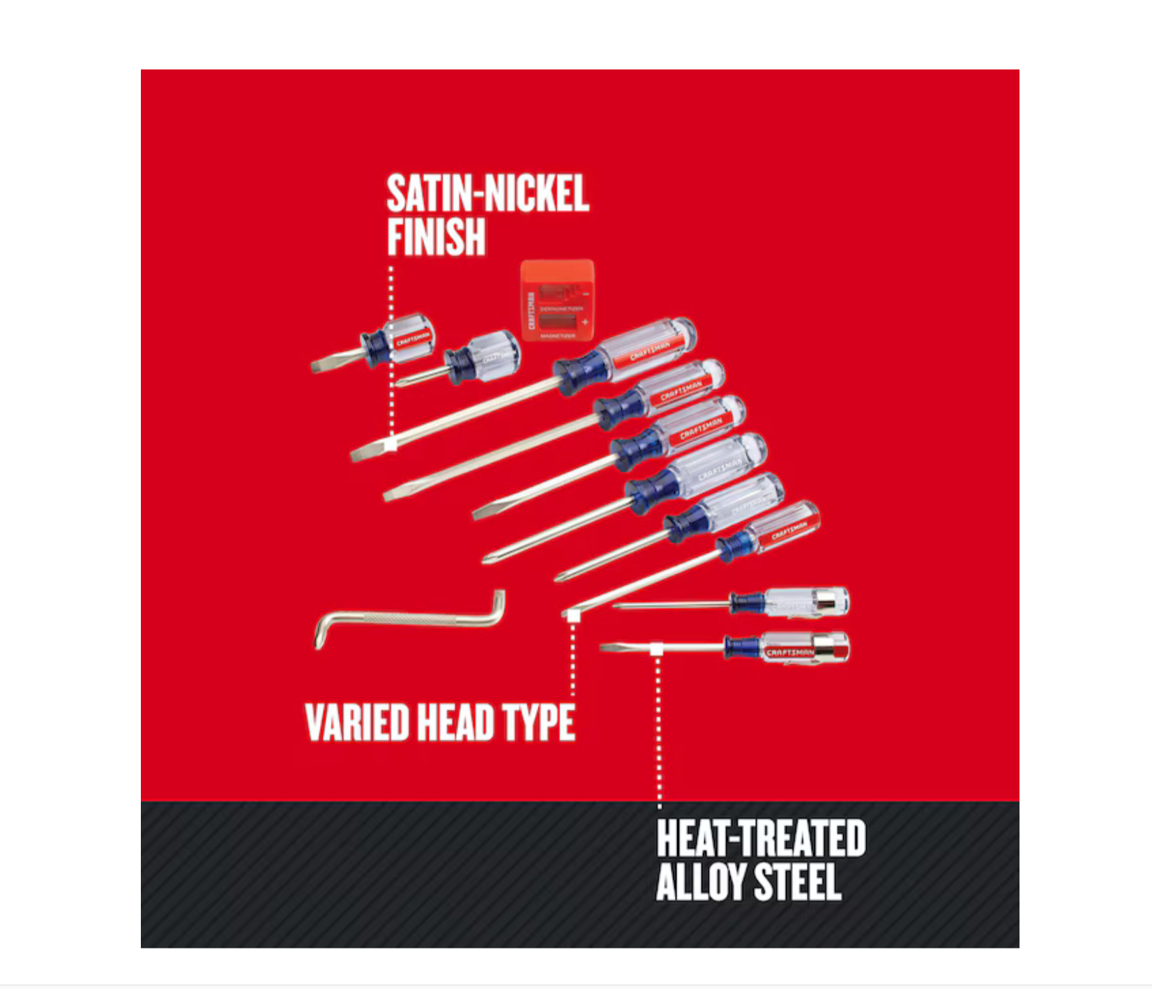 Craftsman Juego De Destornilladores De 12 Piezas Y 6 Pulgada