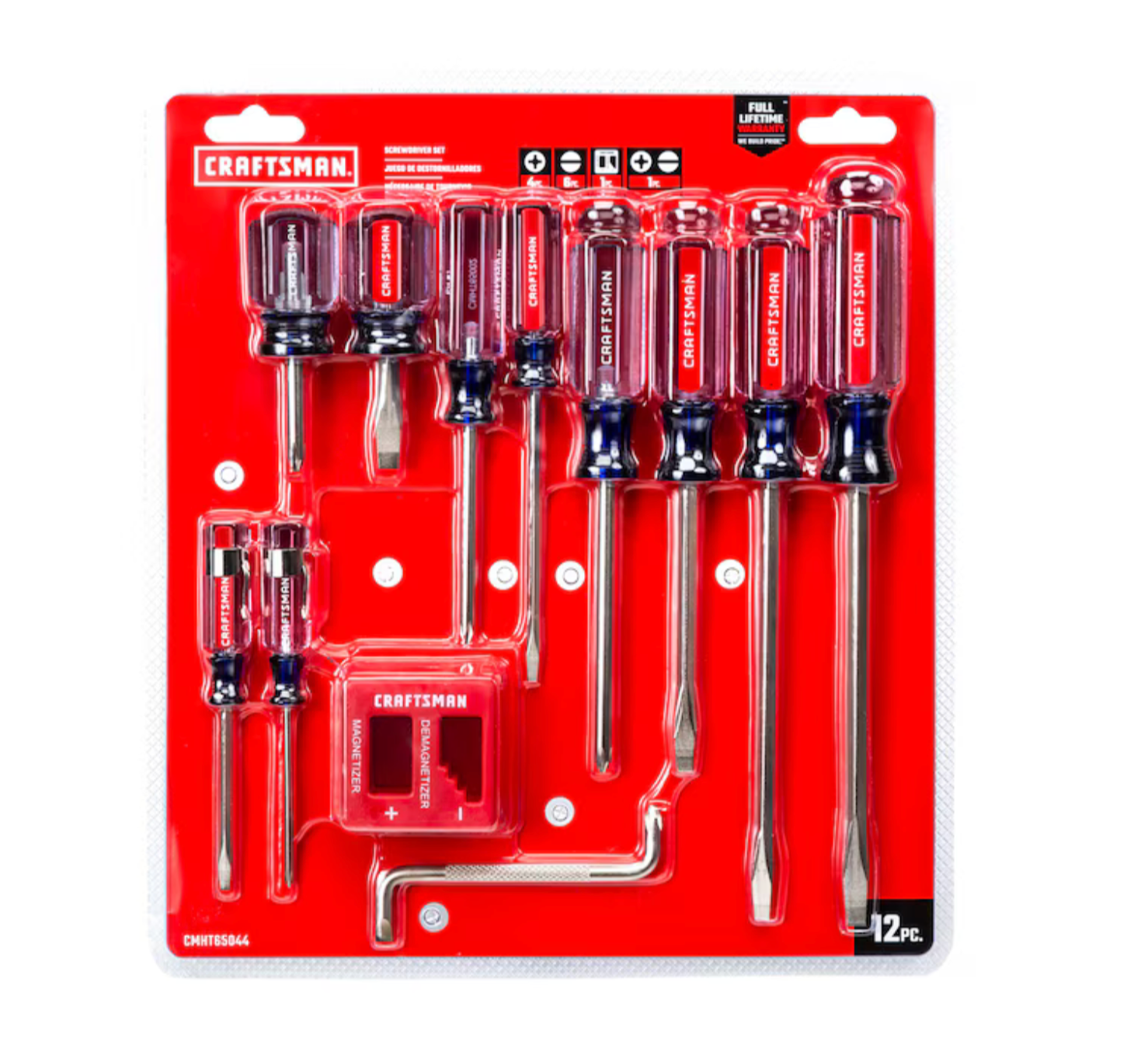 Craftsman Juego De Destornilladores De 12 Piezas Y 6 Pulgada