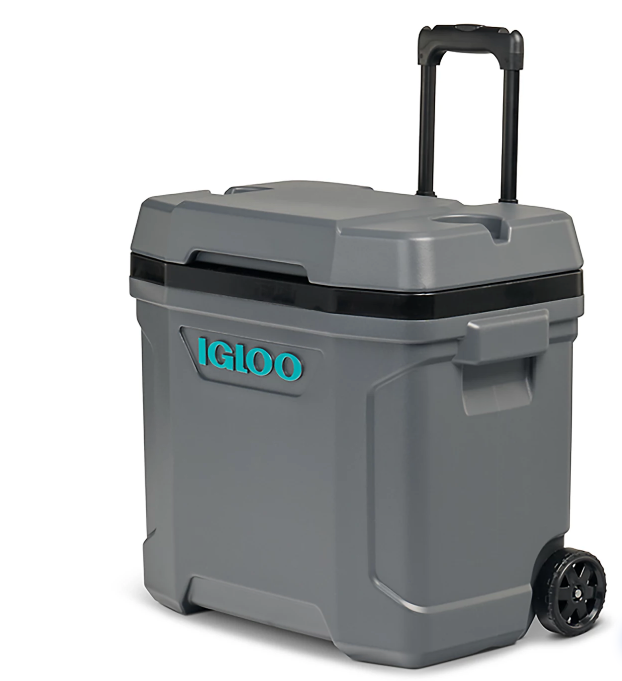 gloo Hielera De 30 Qt Con Ruedas 43 Latas Portátil color gris