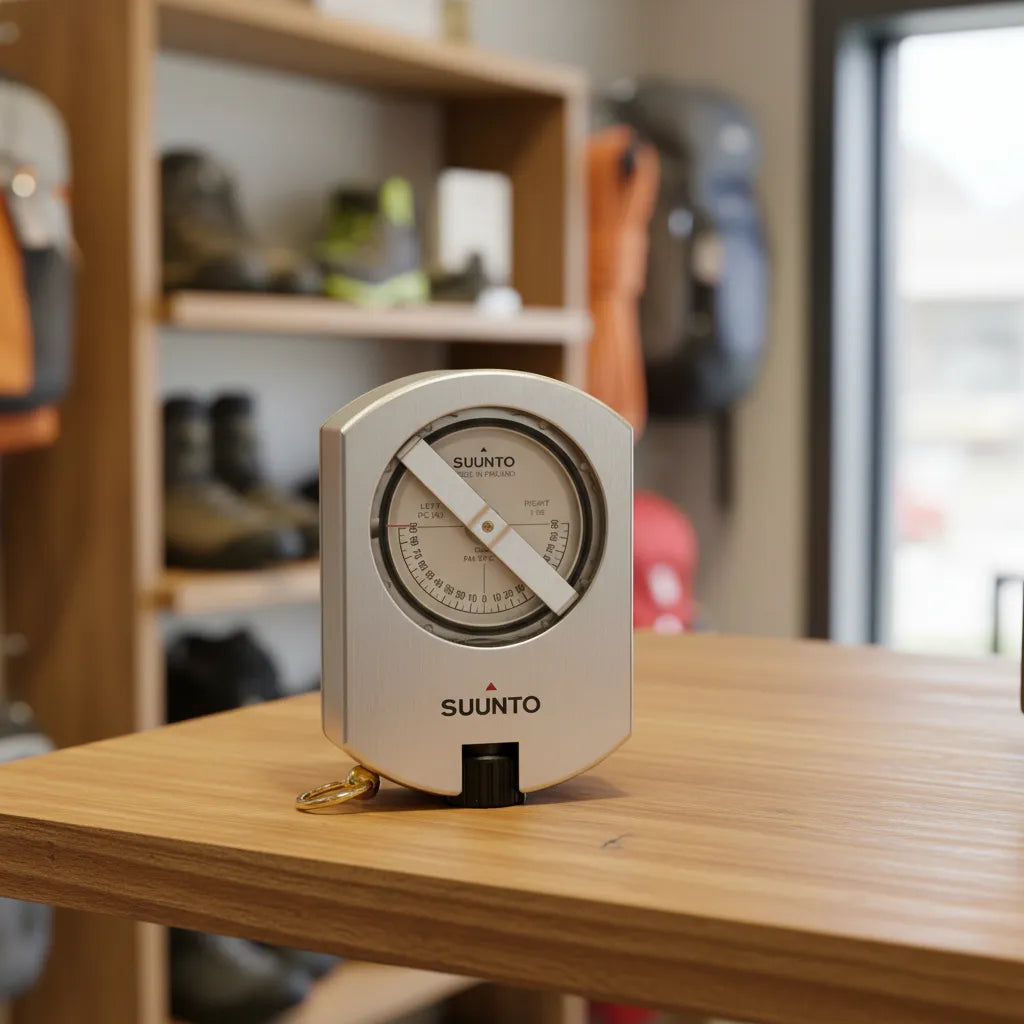 Suunto Pm5/66pc Clinómetro Con Escalas De Porcentaje Y Topo Plata