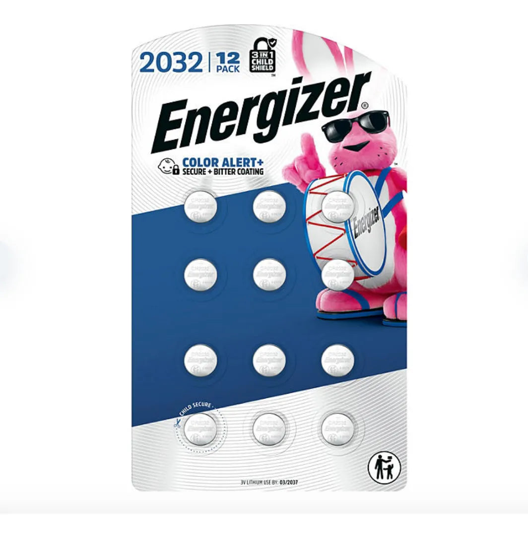 Energizer 2032 3v Baterías De Litio De 12 Unidades