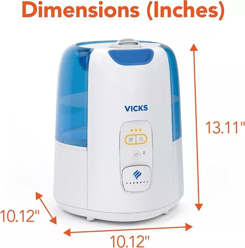 Vicks Humidificador Dual Comfort Cool + Warm Mist