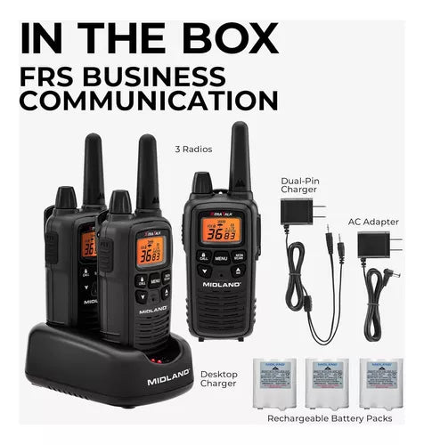 Midland Lxt633vp3 Walkie Talkies Con 36 Canales