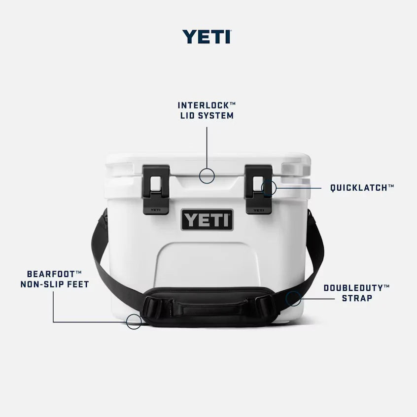 YETI Roadie de 15 QT  Hielera de color blanco